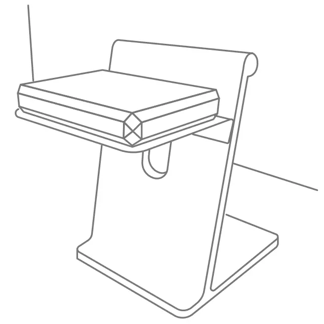 twelve south BackPack for iMac - hardware connected