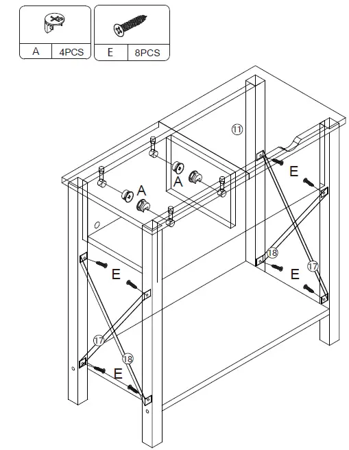 JAXSUNNY-HG61X1227-Rustic-X-Shape-Flip-Top-Side-Table-of-User-09
