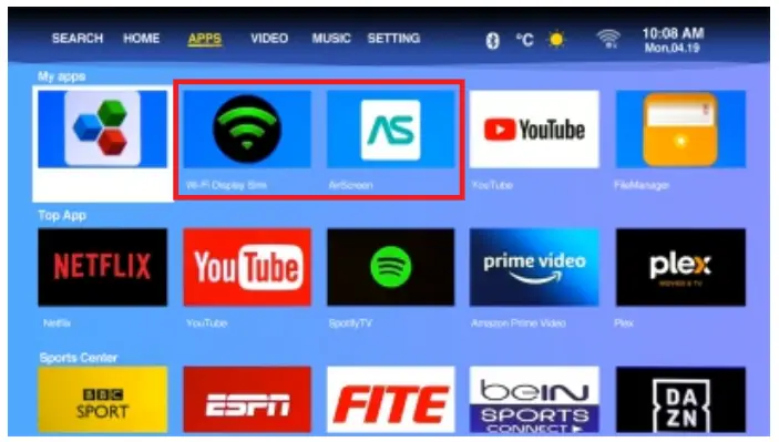 EUG 900DAB Full HD Video Projector - Screen Mirroring