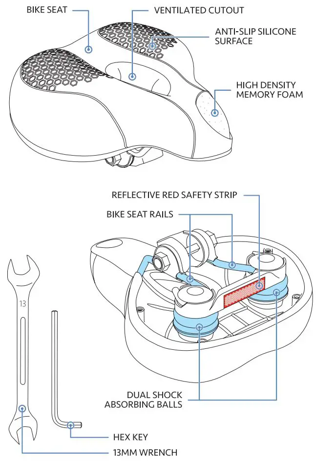 Everlasting-Comfort-Bike-Seat-FIG 2