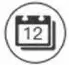 12 month icon