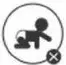 away from children Icon