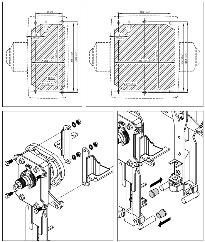 VETUS AFSTTOP Single Lever Remote Control Top Mounting - gearbox lever 1