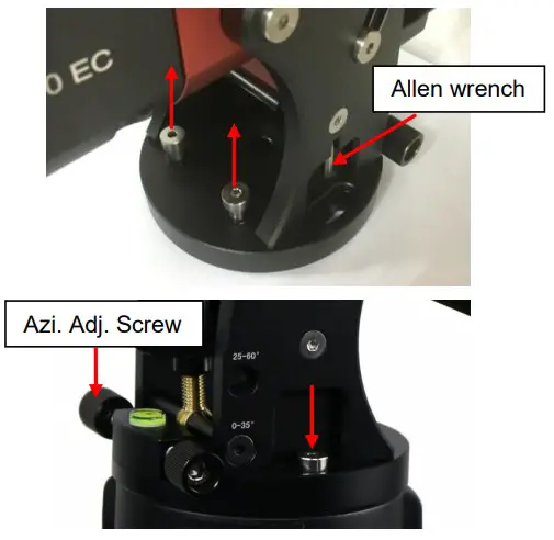 iOptron 7403AG Series Center-balanced GoTo Equatorial Mount with iGuider-. Set up1