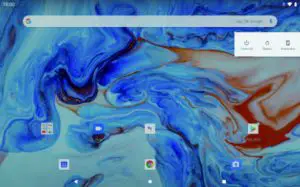 FIG 3 Turning on or off the tablet