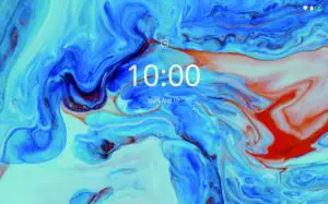 FIG 5 Unlocking the Screen