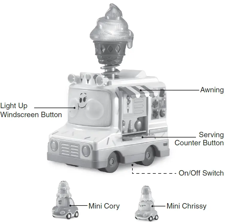vtech Toot-Toot Cory Carson Eileen Ice Cream Van introduction