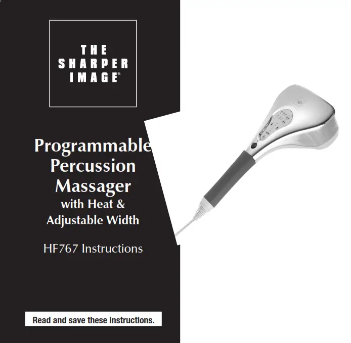 Homedics HF767-SIPA-200H-MET Programmable Percussion Massager - Programmable