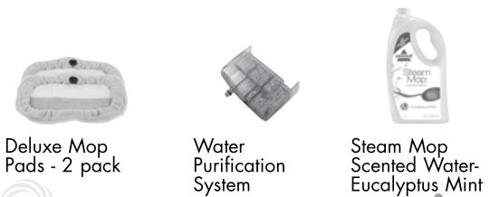 Bissell 21H6 Series Steam Mop Max - Optional Accessories