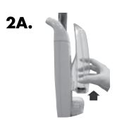 Bissell 21H6 Series Steam Mop Max - Remove the tank by lifting straight up