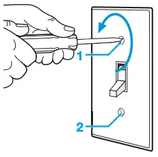 Remove the wallplate