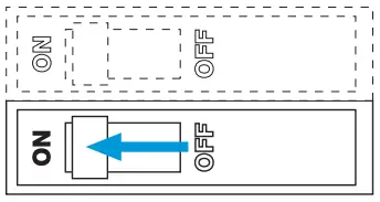 Turn power on at circuit breaker