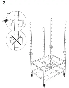 IKEA 300 697 62 Omar Bottle Shelving Unit Galvanized - fig11