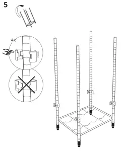 IKEA 300 697 62 Omar Bottle Shelving Unit Galvanized - fig7