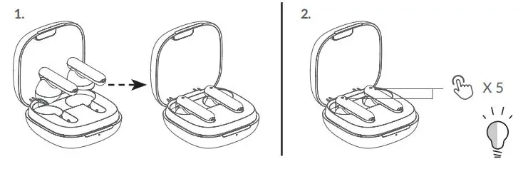 TW10 S150 Move Audio TCL User Guide - Reset