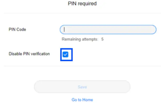 SIEMENS Connect X300 4G Dongle Setup Installation - PIN verification