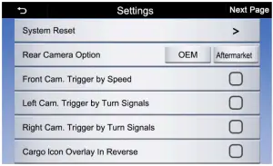 Interface Settings