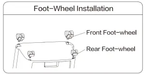 Midea AC100 18B 5 7L Air Cooler-foot