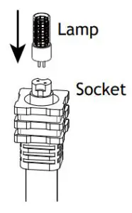 AMP Lighting AHT-3517-B-BZ Low Voltage Landscape Lighting - Install Lamp
