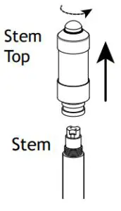 AMP Lighting AHT-3517-B-BZ Low Voltage Landscape Lighting - Stem Top