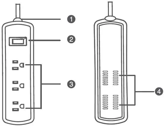 AC INFINITY AC WPB8 Universal Waterproof Power Strip