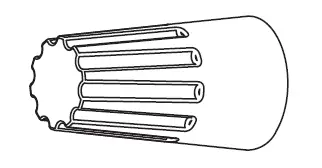 artika RG25WC-BL Optical LED Pendant Light fig 3