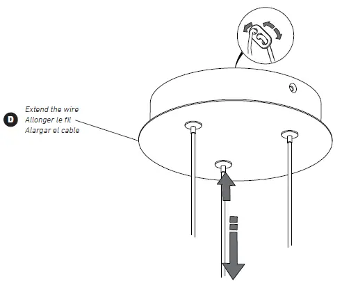 artika RG25WC-BL Optical LED Pendant Light fig 9