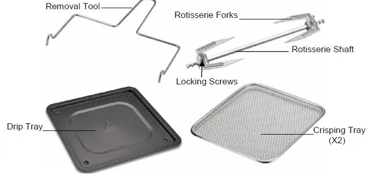 WestBend L5992A Digital Air Fryer Oven FIG 2