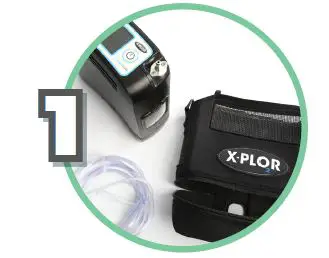 belluscura X-Plor 2 Portable Oxygen Concentrator Fig1