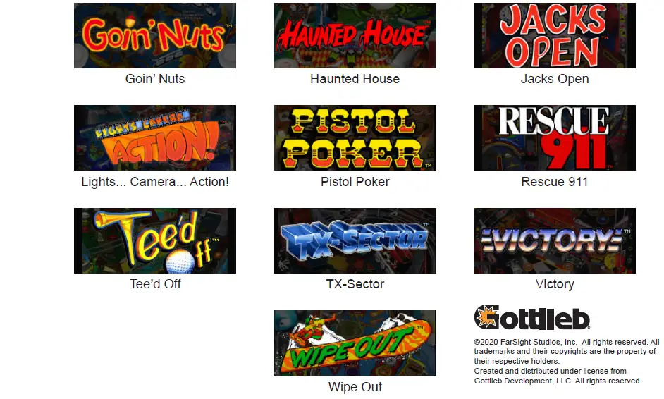 ATOAMES Legends Pinball Vartual Pinball Machine FIG 17