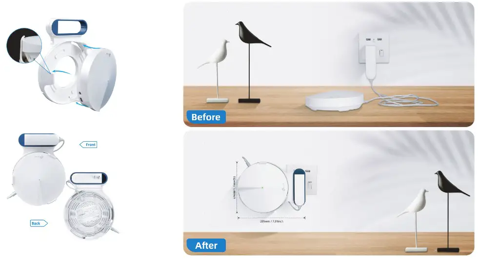 tp link Deco M9 Plus AC2200 Smart Home Mesh WiFi System - Smart Cable