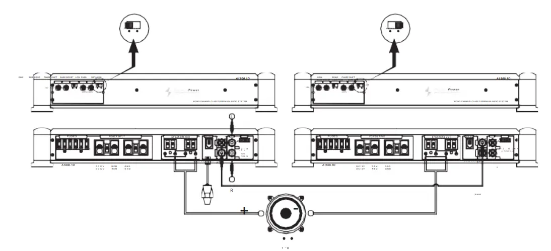 Precision Power A700 4D 4 Channel 1400W Component Speaker Tweeters Amplifier - fig 4
