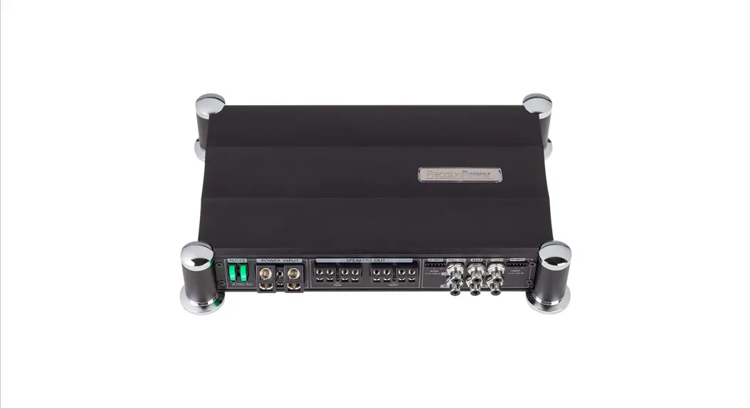 Precision Power A700.4d 4 Channel 1400w Component Speaker Tweeters Amplifier Instruction Manual
