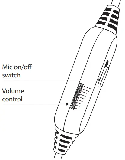 behringer HPM1100U Multi purpose USB Headset-Cable Controls