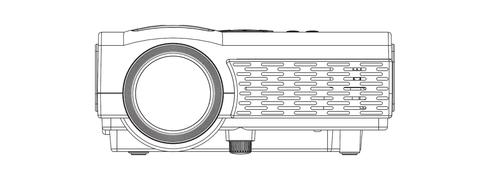 Asnish Pj-88bt Home Theatre Projector With Bluetooth Instruction Manual