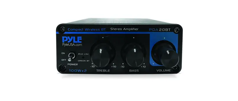 Pyle Desktop Wireless Bt Audio Amplifier User Manual