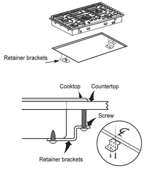 LG LCG3091 Gas Cooktop - pipef