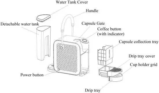 Hisense HCM20CDRH Capsule Coffee Machine - KNOW YOUR COFFEE MAKER