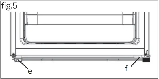 Reversing the door opening