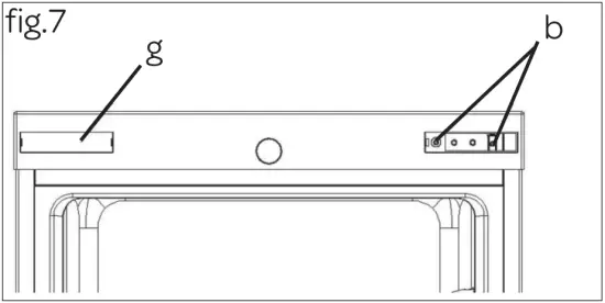 Reversing the door opening
