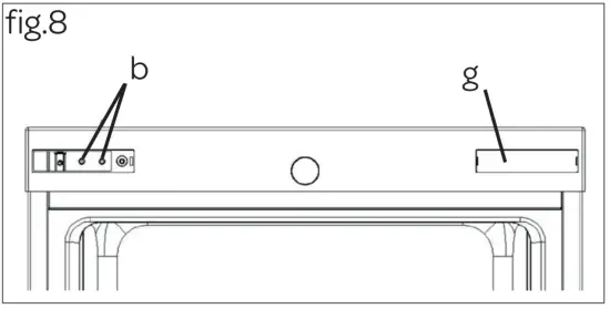 Reversing the door opening