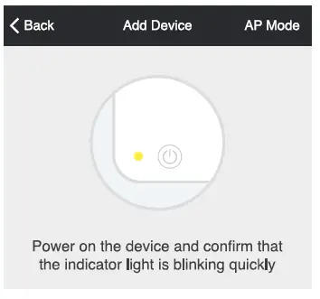 light is rapidly flashing