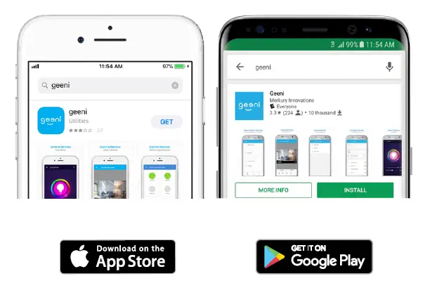 Download the Geeni app