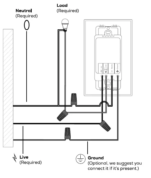 Connect TAP’s neutral wir