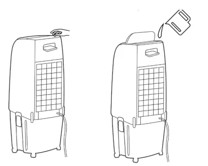 Dimplex- DCEVP20W- 20L -Evaporative -Cooler- fig 7