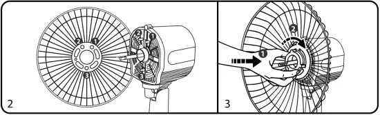Rowenta VU444xxx Eessntial Plus Stand Fan B 2