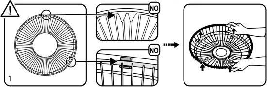 Rowenta VU444xxx Eessntial Plus Stand Fan C