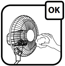 Rowenta VU444xxx Eessntial Plus Stand Fan Clean 2