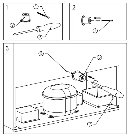 INSTALLATION OF BACK SPACER