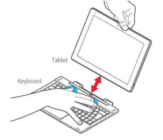 packard bell N1000 CloudBook Computer Tablet Laptop FIG6